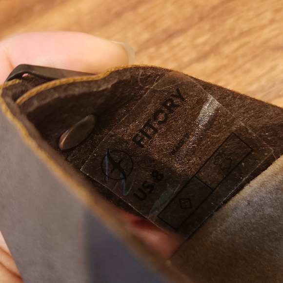 Fitory Womens Leather Slide with Cork Footbed - Picture 5 of 5